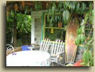 The Patio of the Garden Suite in the heart of Deep Cove, Vancouver, BC, Canada